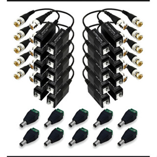 10 Par Vídeo Balun Para Camera Intelbras A Hd Tvi Cvi +10 P4 em Oferta na Shopee