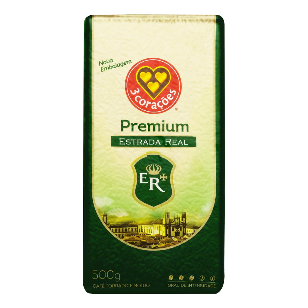 CAFE 3 CORACOES PREMIUM EST REAL VACUO