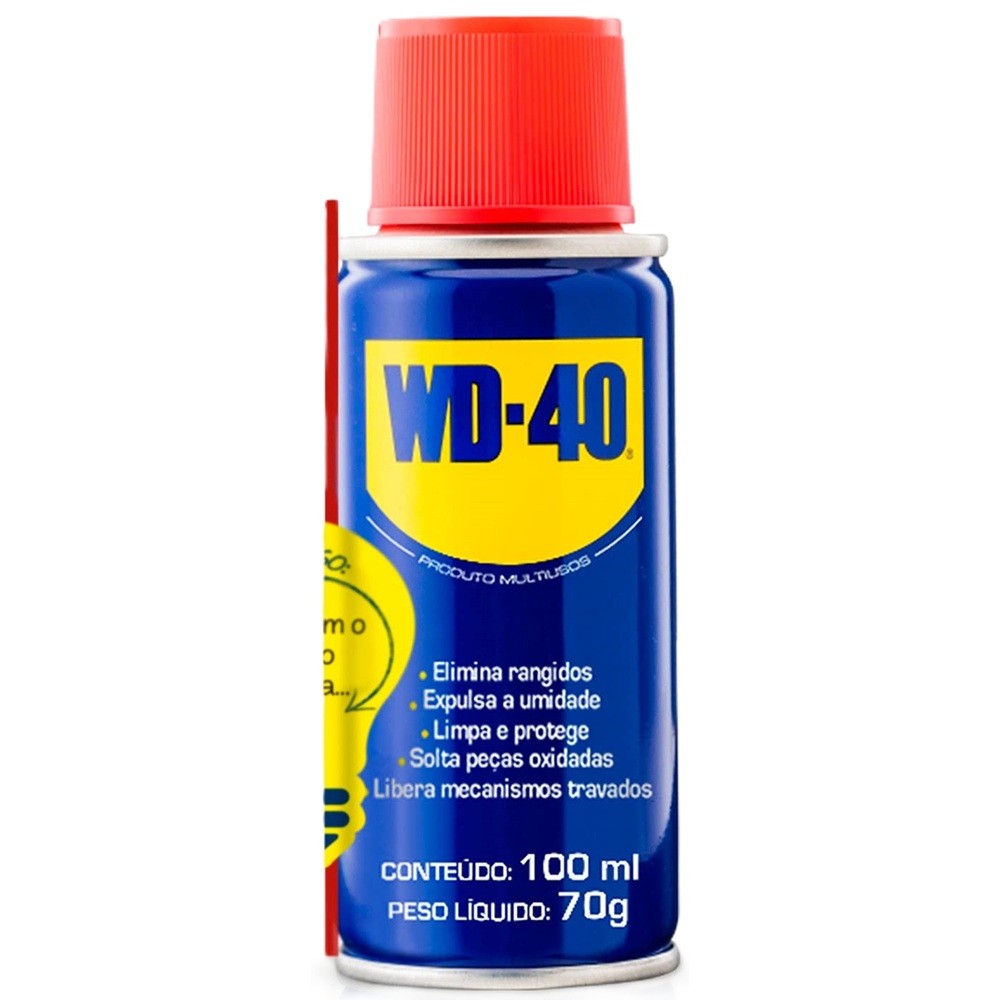 WD-40® Spray Multiuso Desengripante Lubrificante Antiferrugem e Anticorrosivo Kit com 1, 2, 3 ou 4 Unidades