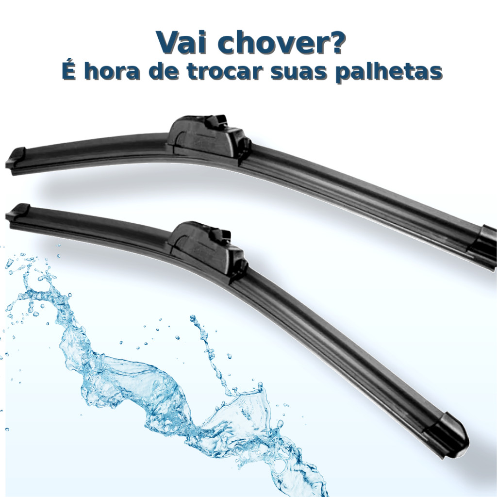Par Palhetas Limpador de Parabrisa SIlicone Chuva Universal Alta Durabilidade Envio Rapido em Oferta na Shopee