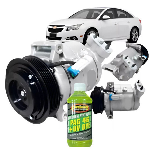 Compressor De Ar Condicionado Gm Cruze 1.8 Delphi + Óleo novo
