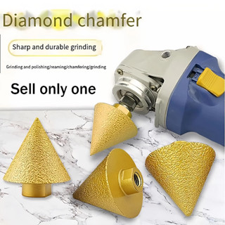 Broca Chanfro Cônica Diamantada Porcelanato Granito M10x50mm/M14x38mm em Oferta na Shopee