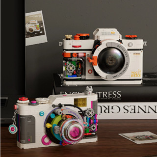 Mini blocos de construção de brinquedo montados em partículas 2163-2164 série modelo de câmera ornamentos decorativos pr em Oferta na Shopee