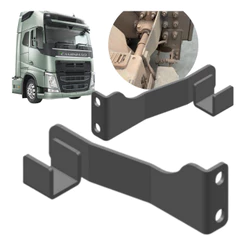 Par Reforço Apoio Suporte Paralama Traseiro Volvo FH 2015... LD + LE (GRSul SP1358D + SP1358E)