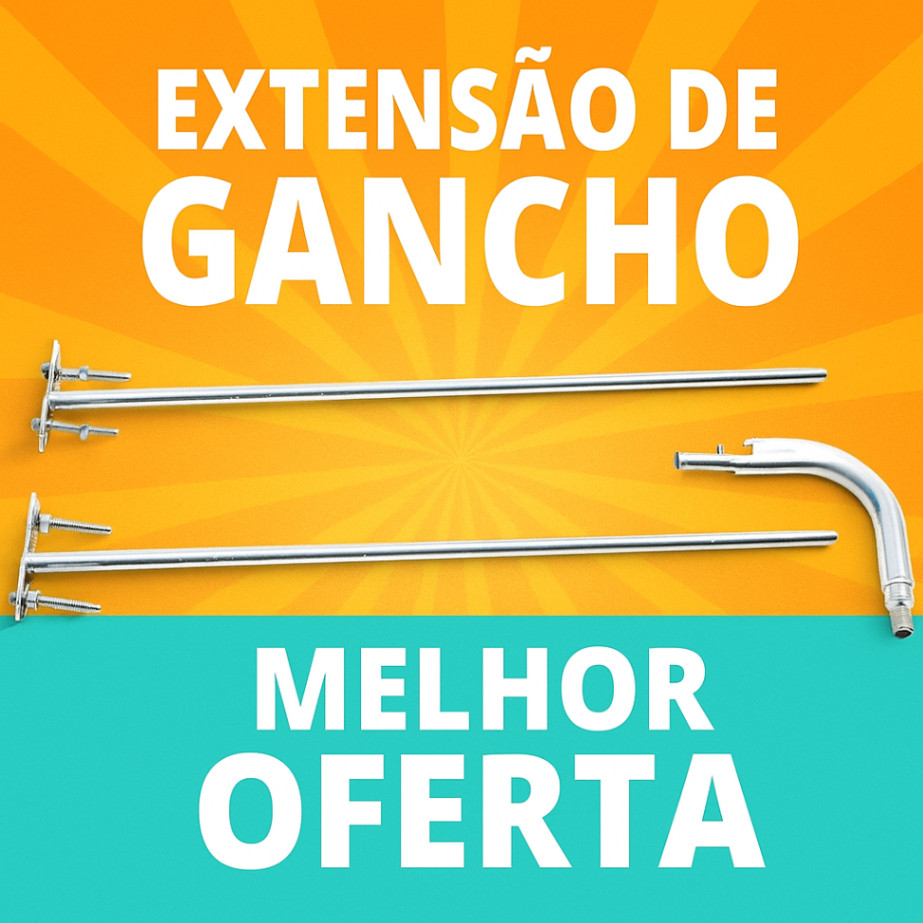 Suporte Alumínio para Cortina Varão Box Banheiro em L com Fixação na Parede Várias Medidas