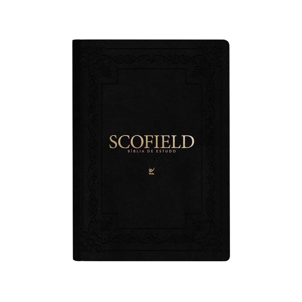 Bíblia De Estudo Scofield | AEC | Letra Grande | Palavras de Jesus em Vermelho | Luxo Preta em Oferta na Shopee
