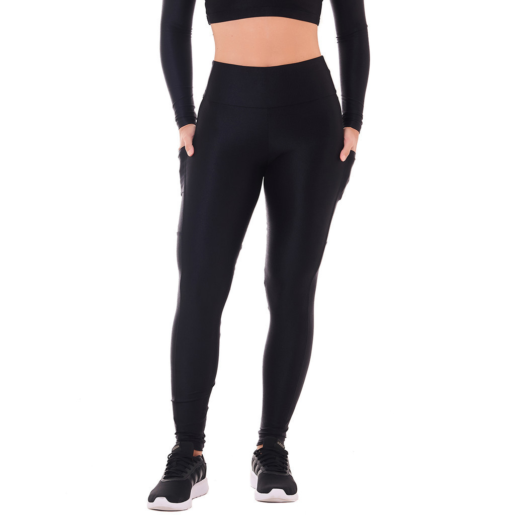 Calça Legging Trend Preto SND Fitness em Oferta na Shopee
