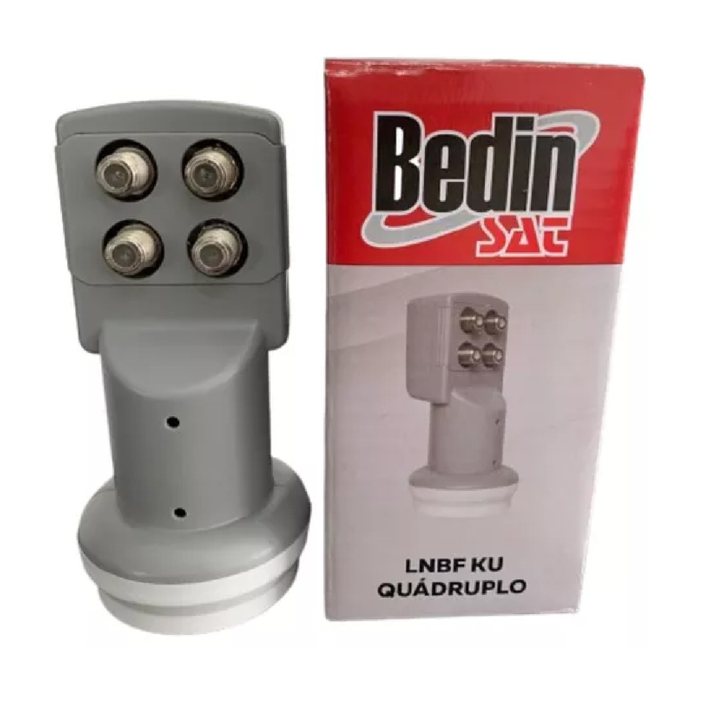 Lnbf Ku Quadruplo Bedin Sat Universal 4 Saídas em Oferta na Shopee