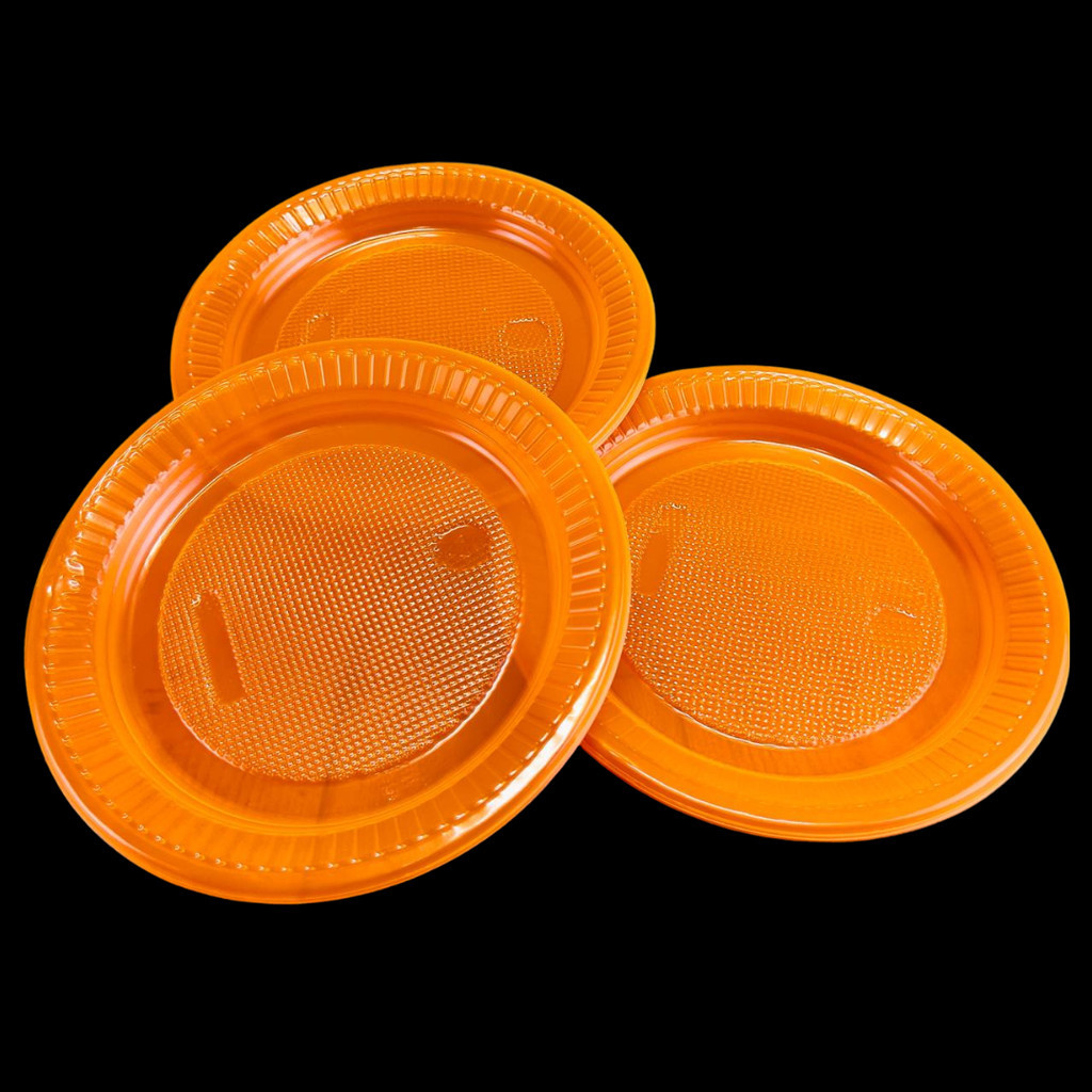50~250 PRATO 15cm ANIVERSARIO LARANJA NEON BELLO FESTA em Oferta na Shopee