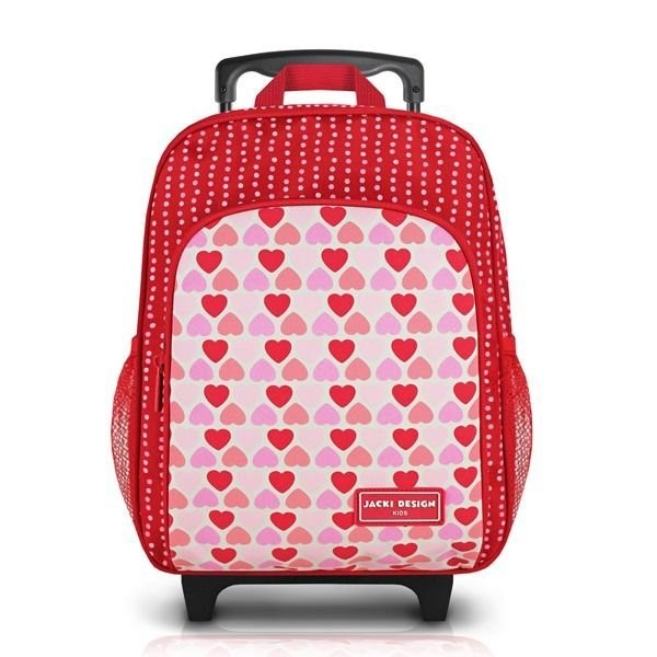 Mochila Infantil Sapeka Pequena com Rodinhas Jacki Design | Brinde Incluso
