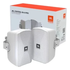 Par de Caixas JBL Control SA-6 PRO Passiva Branca - 100 Watts RMS