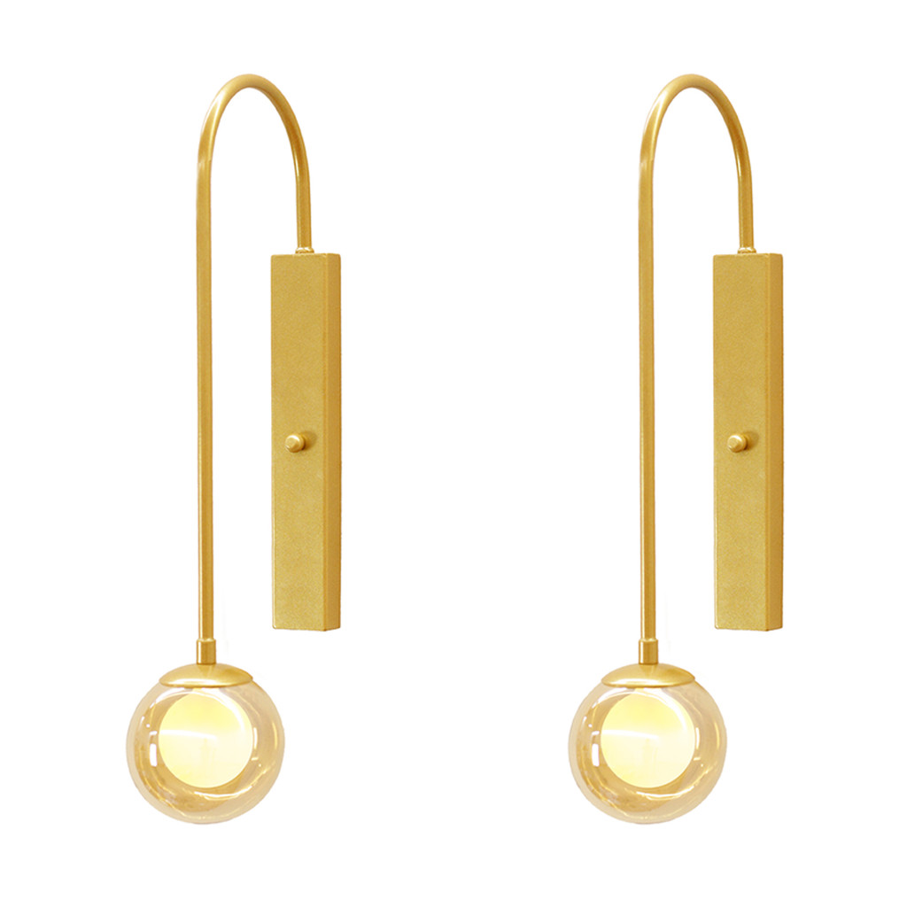 Arandela Retangular Dourada: Onde Comprar | BuscaProdutos