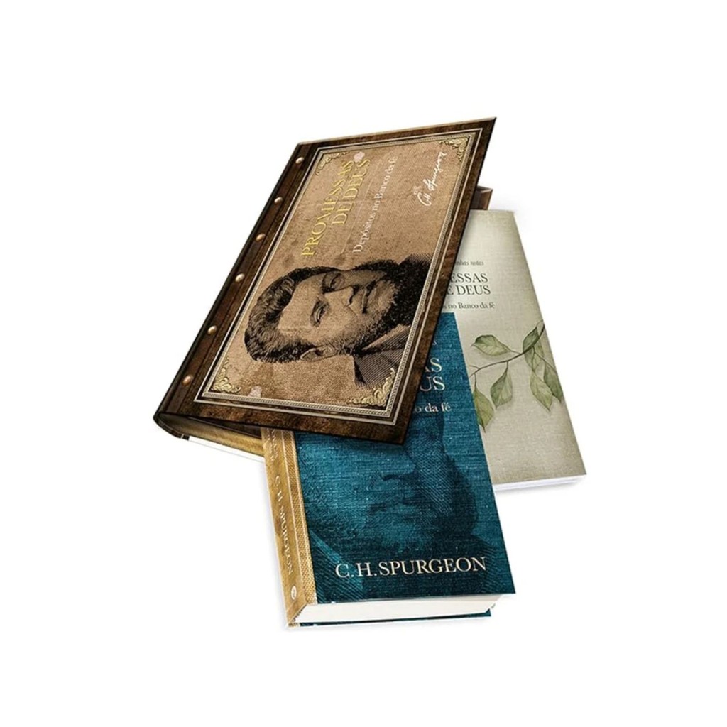 Caixa Box Promessas de Deus | Devocional 365 dias + Caderno de anotações | Charles Spurgeon - Books & Magazines