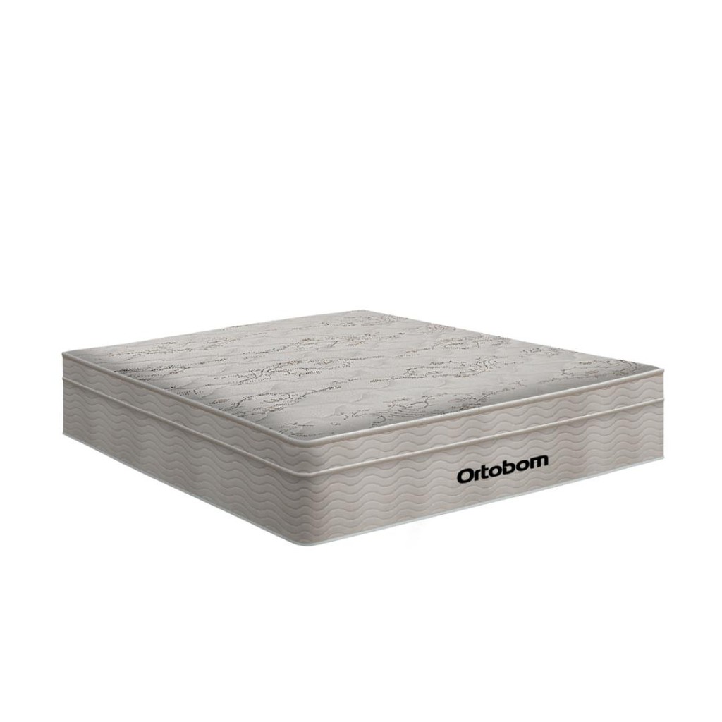 Colchão Queen Molas Ensacadas Ortobom Airtech 158x198x25cm -  Suporta até 120Kg Por Pessoa - Home & Living