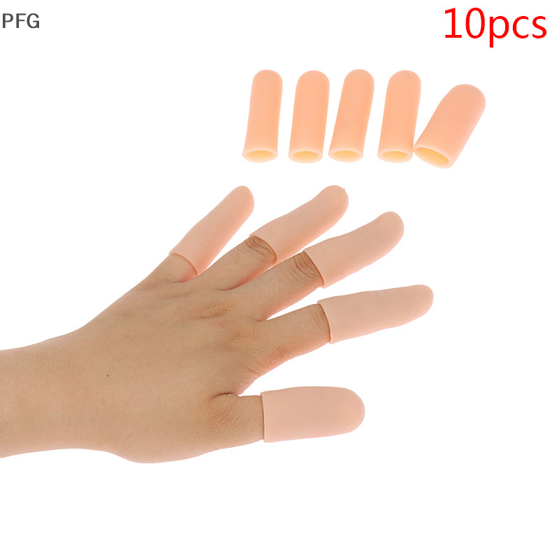 PFG 10 Unidades/Conjunto Tubo De Gel De Silicone Protetor De Dedo De Mão Para Alívio Da Dor Polegar FG