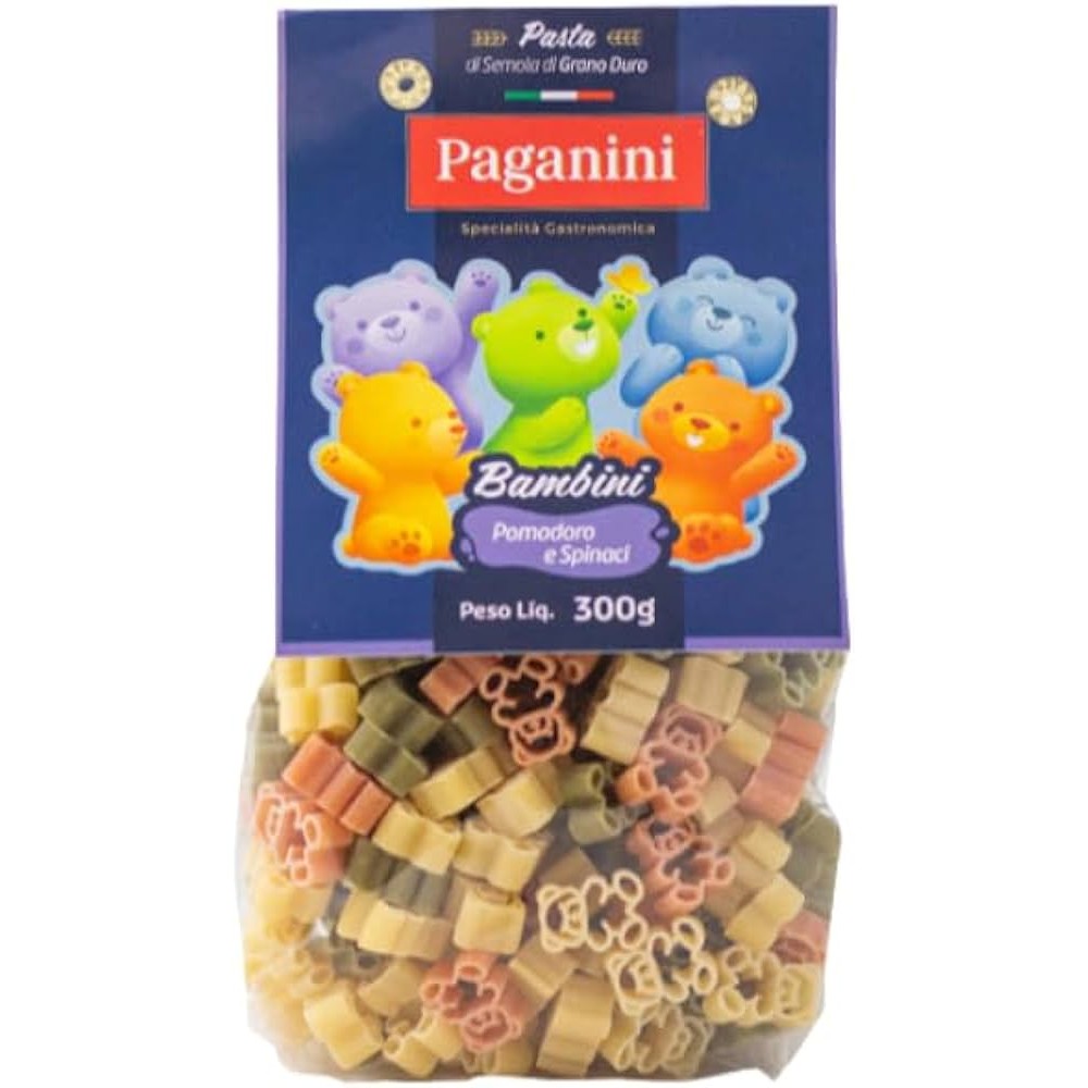 MACARRÃO PAGANINI URSINHOS BAMBINI 300G