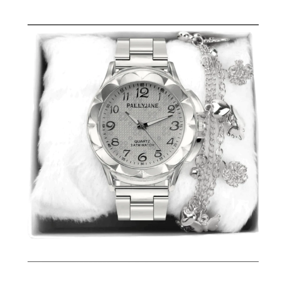 Relógio Feminino Original Prova Dágua + Pulseira
