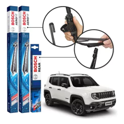 Kit Palheta Limpador Diant Traseira Bosch Renegade 2015 A 23