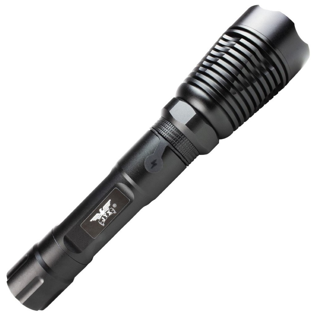 Lanterna Tática Recarregável Led Q5 Verde JY-520L - Jyx