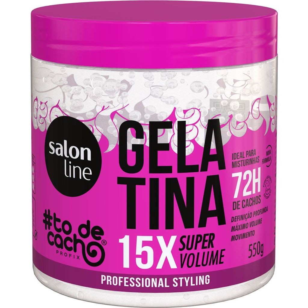 Gelatina Salon Line  #todecacho Super Volume 550g - Beauty