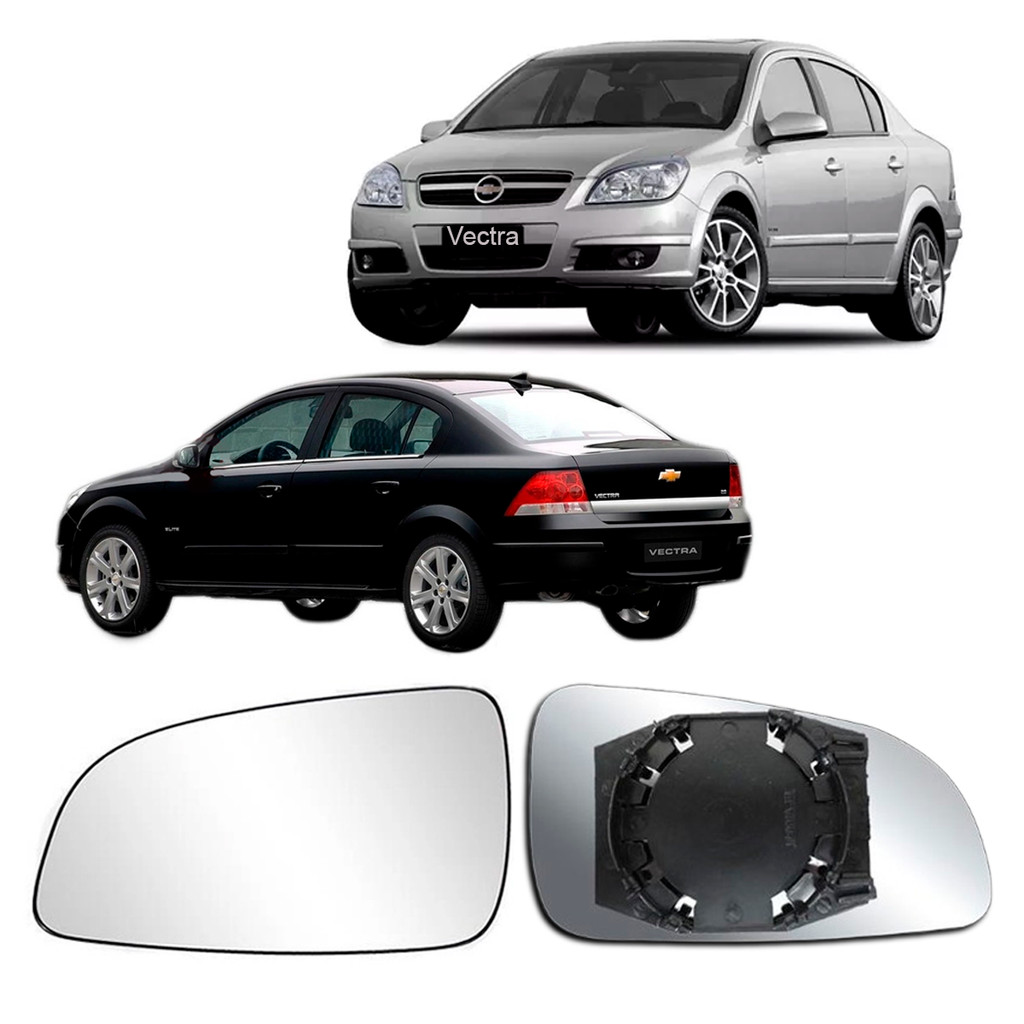 Lente Retrovisor Vectra 2006 2007 2008 2009 2010 2011 C/Base
