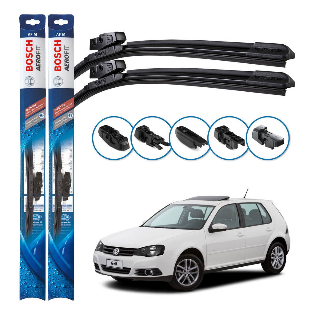 Par Palheta Limpador Chuva Parabrisa Bosch Golf 2008 A 2013 em Oferta na Shopee