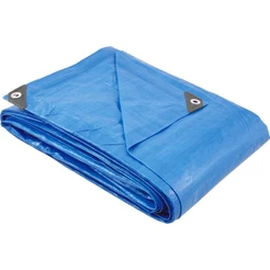 Lona polietileno 7x6m azul 150 micras média - Vonder
