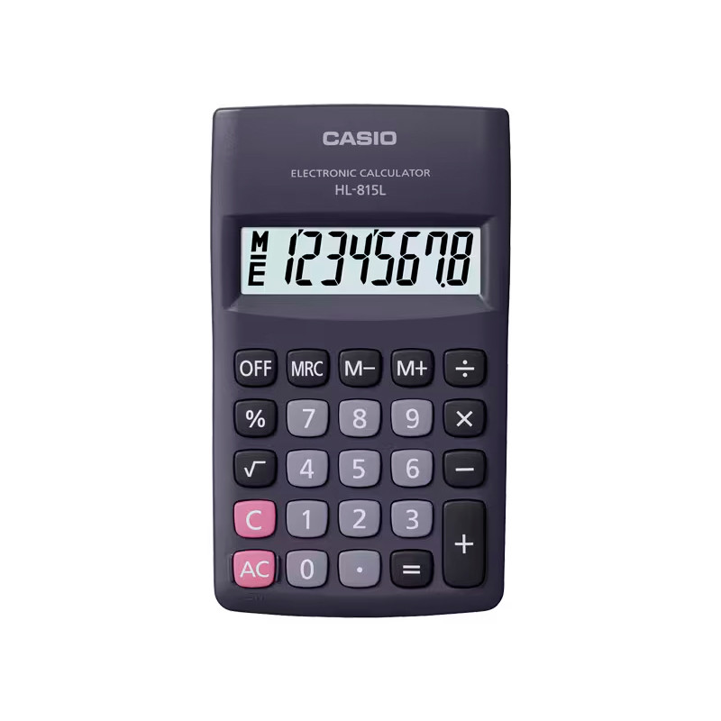 Calculadora de bolso 8 dígitos HL-815L Casio - Stationery