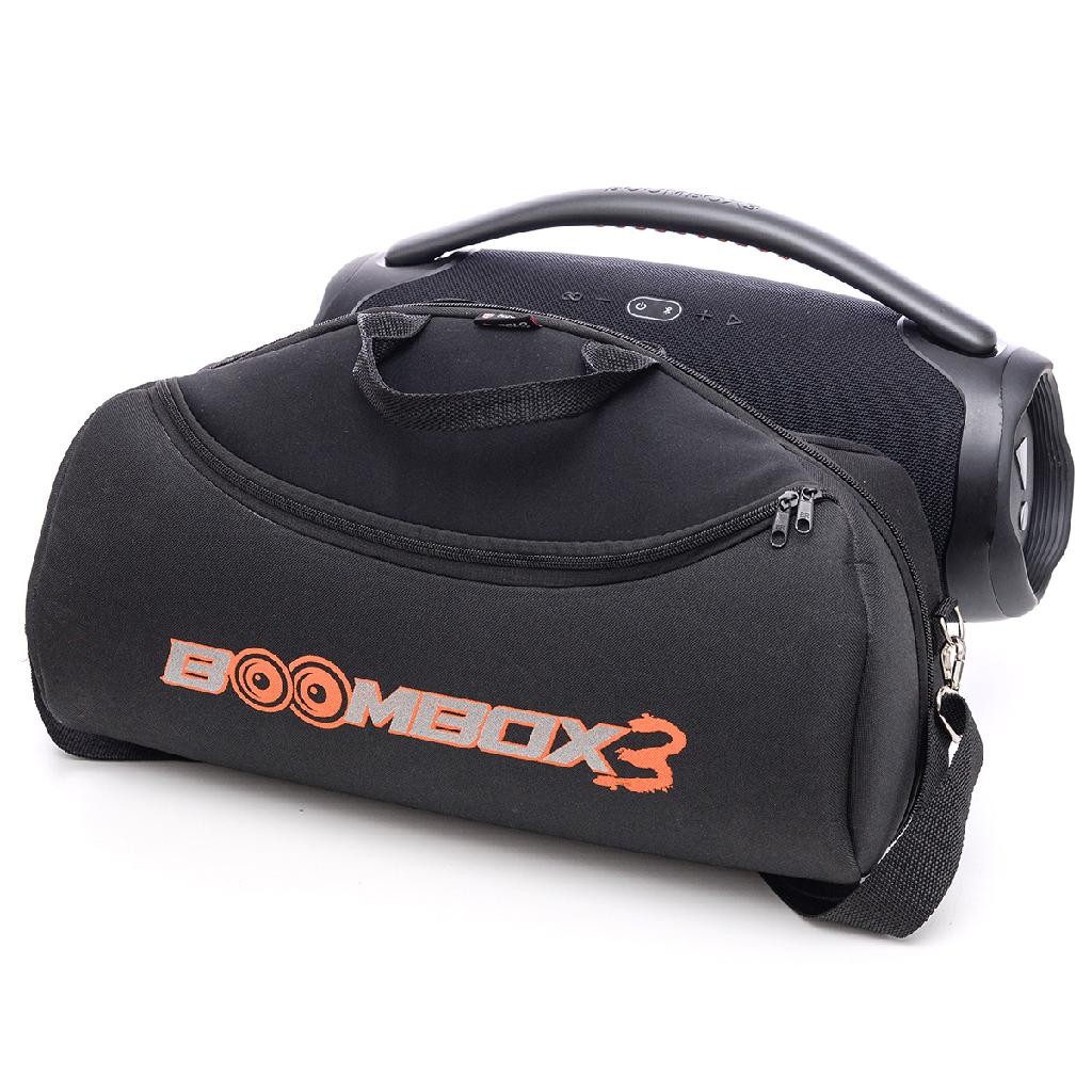 Case Bolsa Capa Bag Compatível Com Jbl Boombox 3 Estampada Acolchoada Impermeável Com Bolso