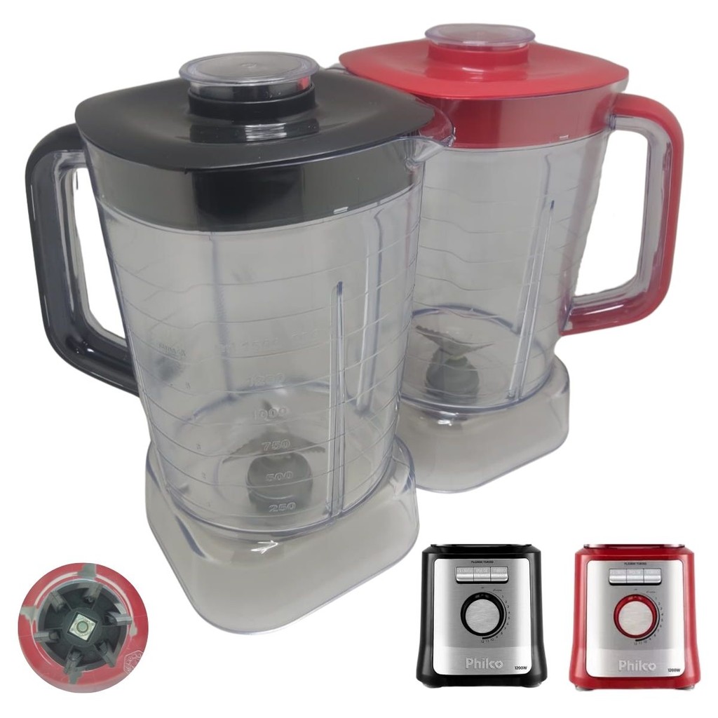 Copo Acrílico Compatível com Modelo  1300P Fortis Turbo BLQ 1600 Easy Smart Turbo