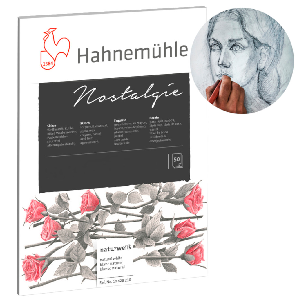 Bloco Papel Nostalgie Hahnemühle 50 Folhas