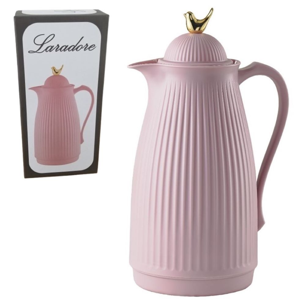 Garrafa Térmica de Café Laradore Bird - Rosa e Dourada (1L) em Oferta na Shopee