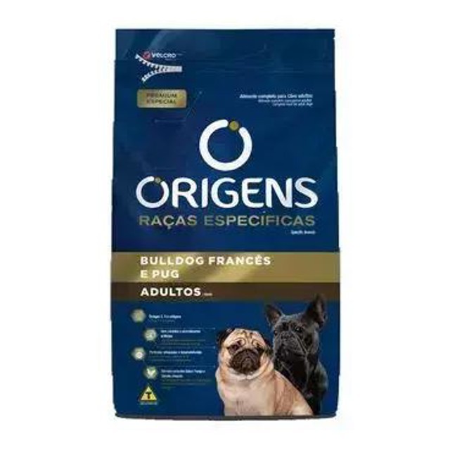 ORIGENS ADULTO BULLDOG FRANCES PUG 10,1KG