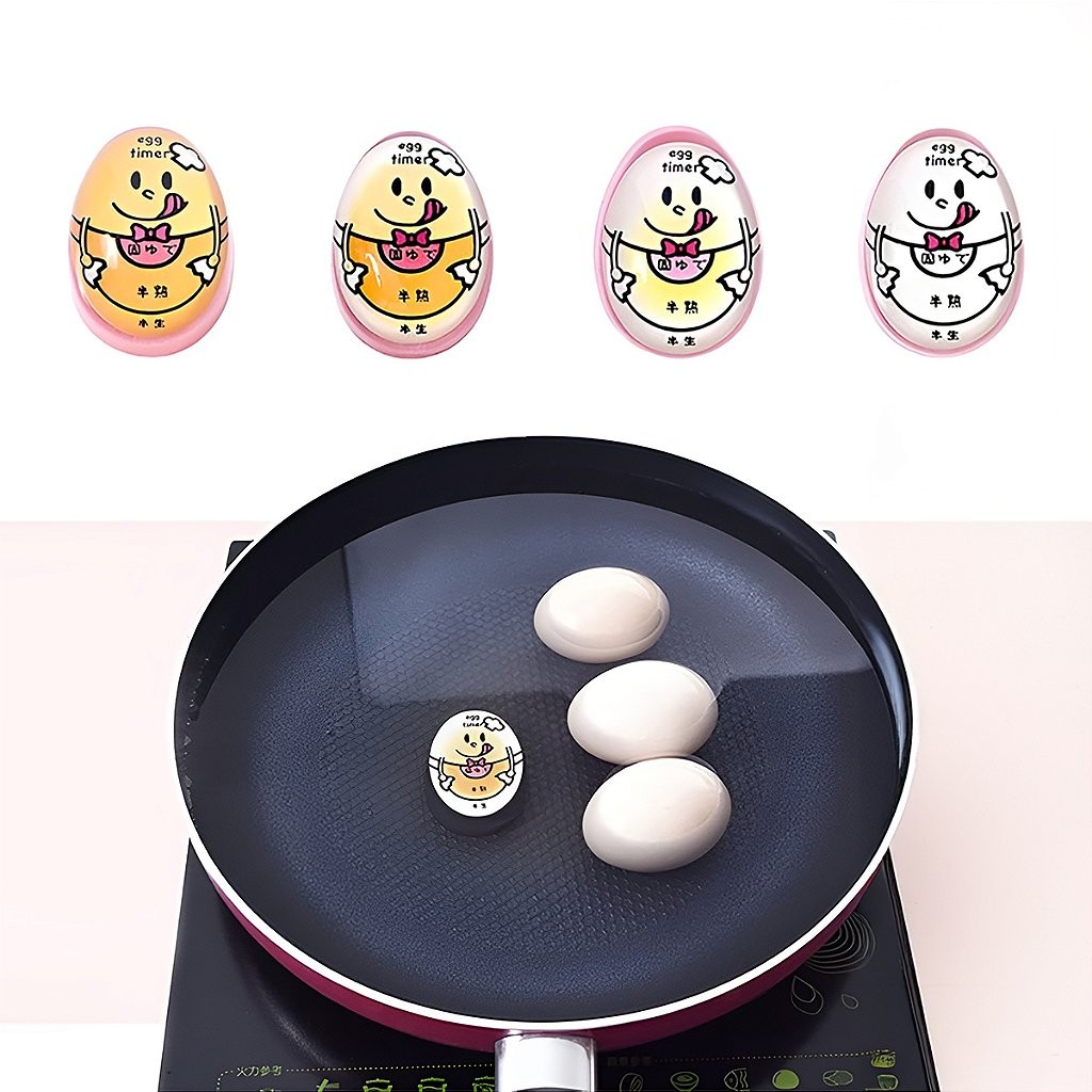 JS Timer Termômetro Temporizador Ovo Cozido Mole Médio Duro Egg