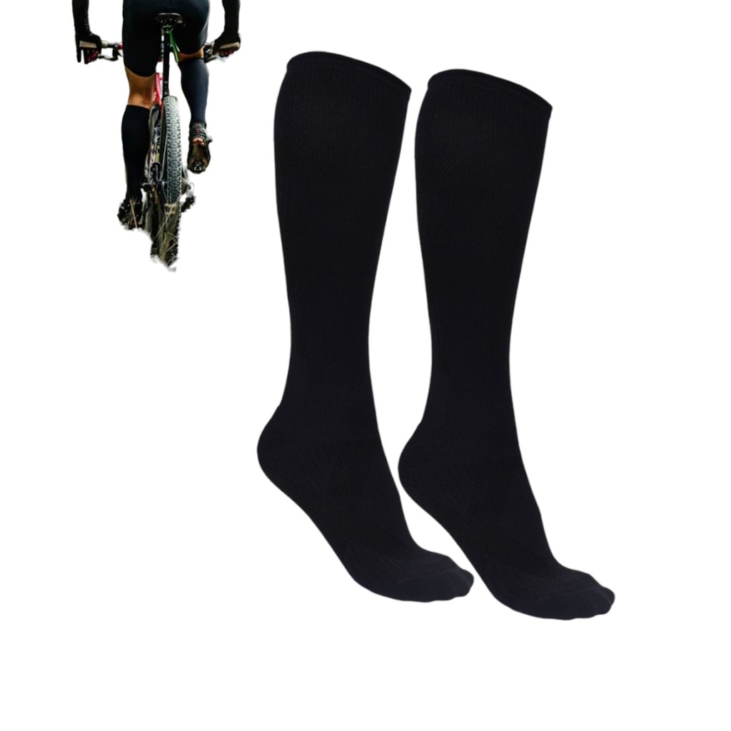 Meias 3/4 Compressão Corridas/academia Fitness Esporte em Oferta na Shopee