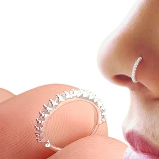 Piercing de Nariz cravejado  Prata 925