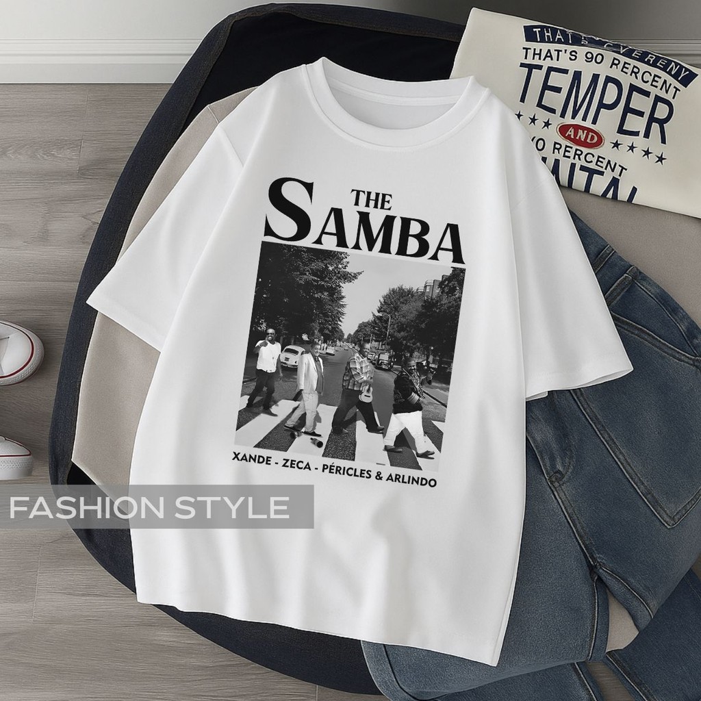 Camiseta The Samba Meme The Beatles Zeca Pericles Xande E Arlindo Camisa Unissex Blusa 100% Algodão em Oferta na Shopee