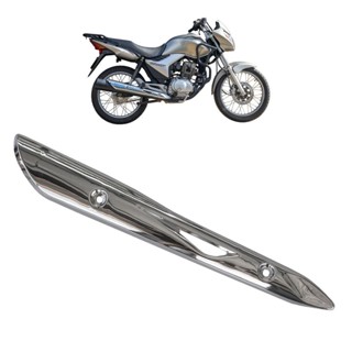Protetor Escapamento Cromado Titan 150 2009 Ate 2013 Fan 150 2009 Ate 2013 em Oferta na Shopee