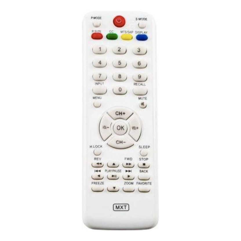 Controle SKY Branco Compatível com Tv Lcd H-buster Hbtv 3203hd Hbtv 4203fd HTR-D17 HBTV 3203HD HBTV 4203FD