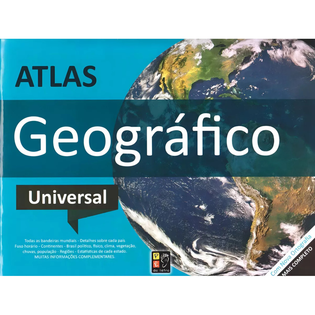 LIVRO ATLAS GEOGRÁFICO UNIVERSAL
