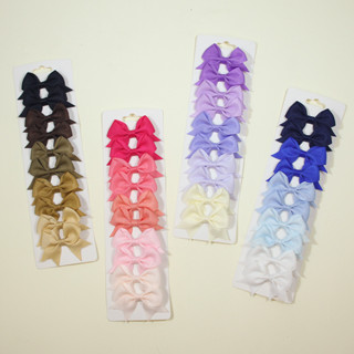 Conjunto De Clipes De Laço De Cabelo De Bebê Com 10 Peças-Tiaras Para Crianças Meninas Pequenas ANJIN em Oferta na Shopee