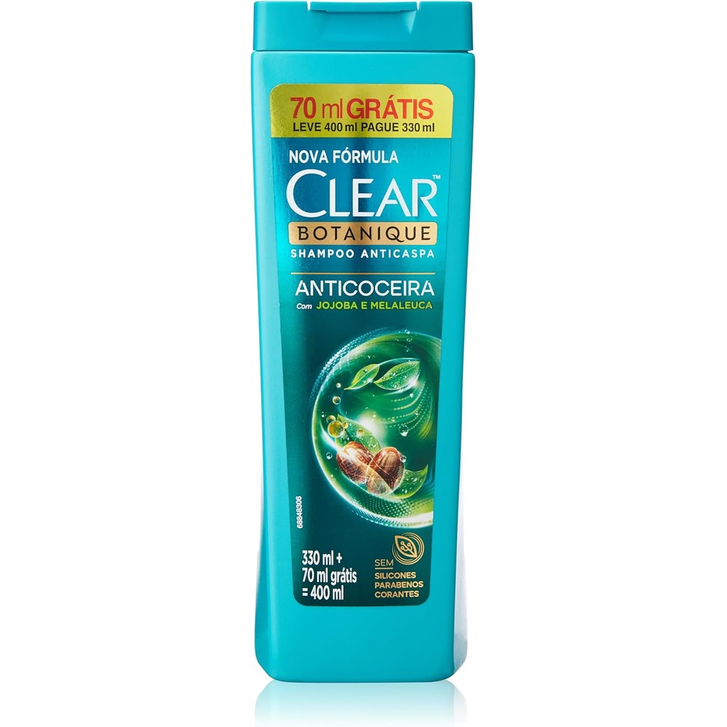 Shampoo Clear Anticoceira Leve mais e Pague menos 400ml em Oferta na Shopee