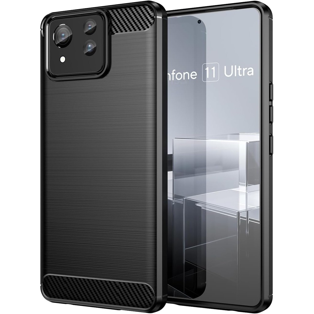 Capa Para Asus Zenfone 11 Ultra (Tela 6.78) Carbon Fiber Leve Fina Maleável