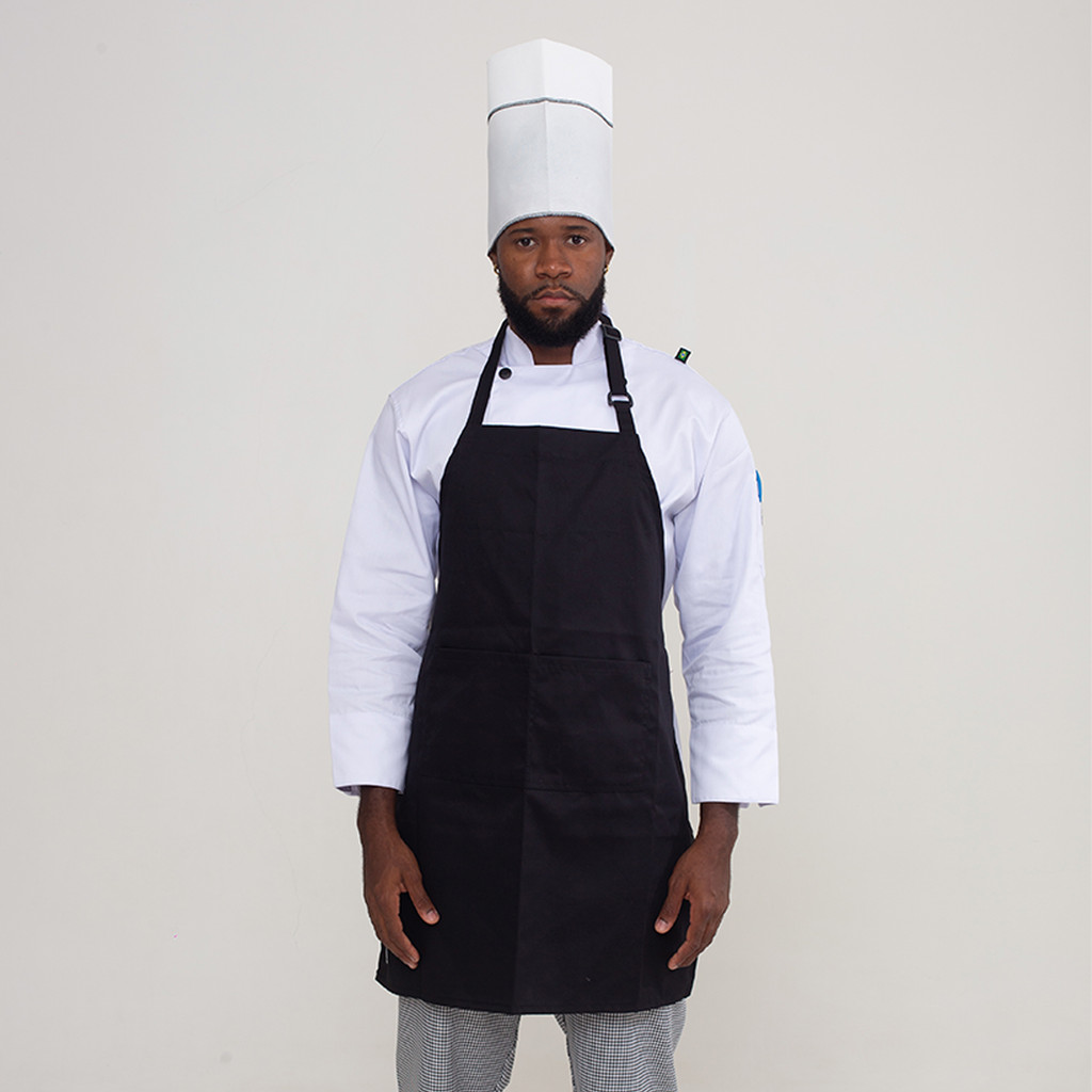 Avental Brim Preto: Onde Comprar | BuscaProdutos