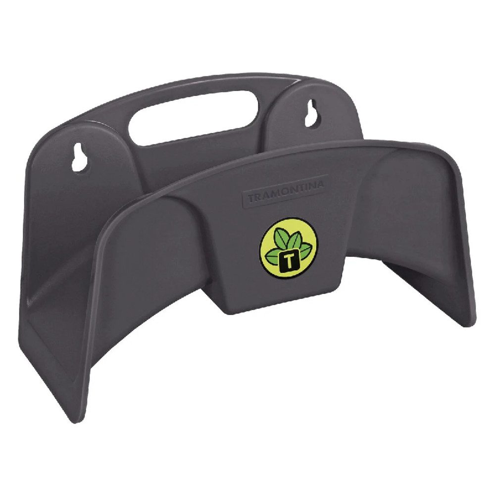 Suporte Enrolador Fixo Plástico Mangueira Jardim Parede Tramontina Alta Resistencia Com parafusos em Oferta na Shopee