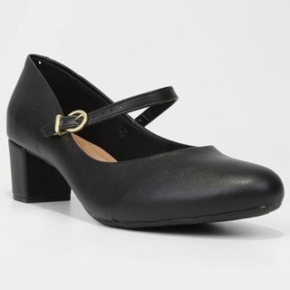 Sapato Scarpin Boneca  Beira Rio Feminino Fivela Salto Bloco Ultraconforto em Oferta na Shopee