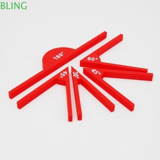 Régua De Ângulo Geométrico BLING , Réguas Portáteis De Matemática Para Ensino , Multifuncional em Oferta na Shopee