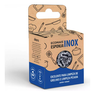 1/2/3 Esponja Inox Louças Ákora Remoção Gordura Incrustada em Oferta na Shopee