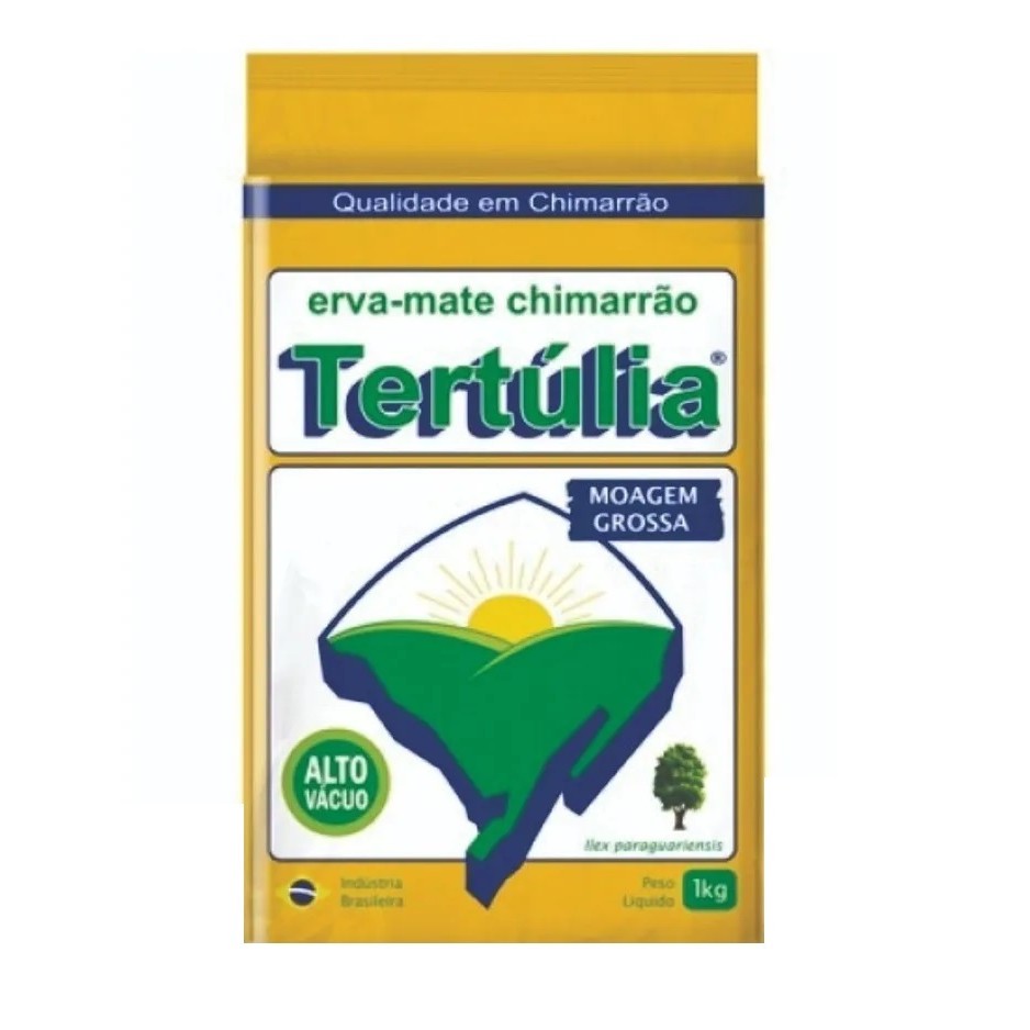 Erva Mate Chimarrão TERTÚLIA MOÍDA GROSSA VÁCUO 1KG