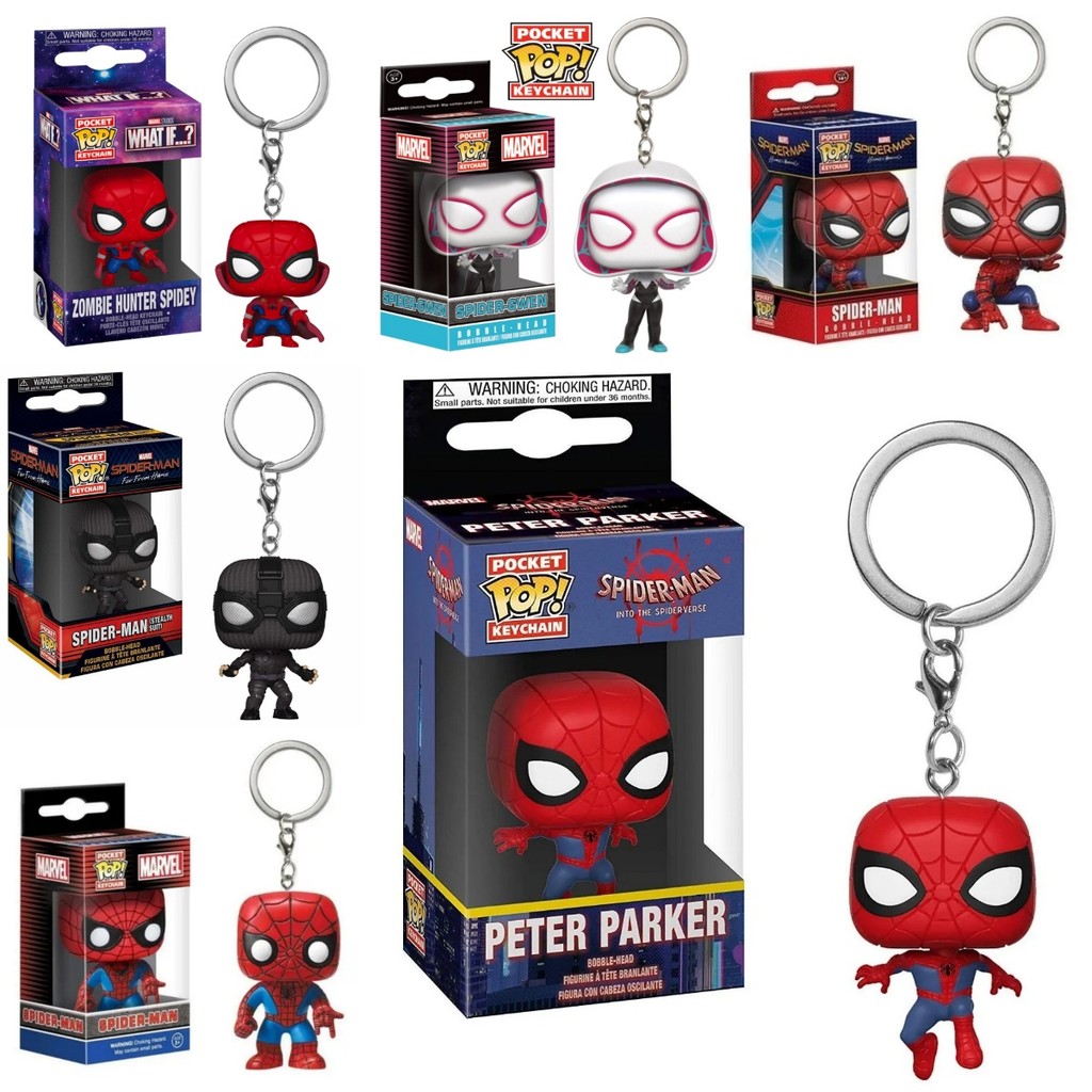 Chaveiros - Coleção Multiverso do Homem-Aranha (Spider-Man) em Oferta na Shopee